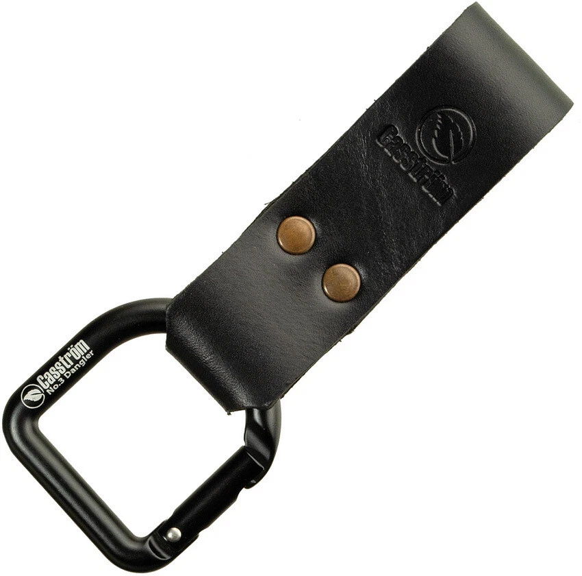 New Casstrom No 3 Dangler with Belt Loop CI10109 Black leather belt loop can tak
