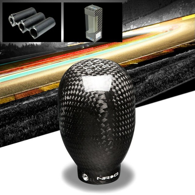 NRG Black Carbon Fiber Heavy Weight M8 M10 M12 SK100BCW Racing Shift