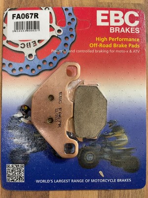 EBC Sinter Bremsbeläge hinten für Aprilia RX 125 / Derbi DXR 200 , 250