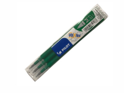 6 Ersatzminen für Pilot FriXion Ball / Clicker Tintenroller M 0,7 grün green