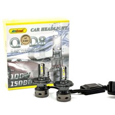 LED Auto Kit Lampade Fari Coppia H7 CANBUS D8 Moto Lampadine 100W X2 Luce Bianca - Miniatura 1