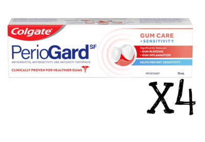 Colgate PerioGardSF Toothpaste Gum Care + Sensitivity - 70ml x4 Canada