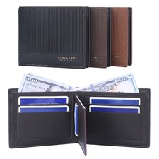 Men's PU Leather Bifold Wallet Front Pocket Credit Card Holder Slim Purse Gift