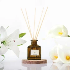 PRISTINE Lily & Jasmine Reed Diffusers for Home & Bathroom | Refreshing Lily ...