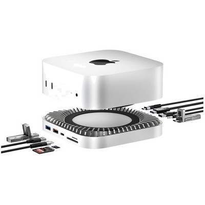 Mac Mini Docking Station with 8TB M.2 NVME/SATA Enclosure^
