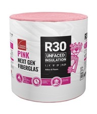 Isolamento rotolo fibra di vetro 15" L x 25' R-30 senza faccia SPEDIAMO 2GUAM/PR/OLTREMARE