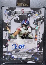 Cam Skattebo 1/1 Auto Rookie New York Giants 5 Card Draw Blue Ink Rare 1 Of 1