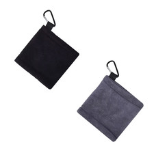 Golf Ball Cleaning Towel 14 14cm microfiber scrubbing club cleaning 2 Pack