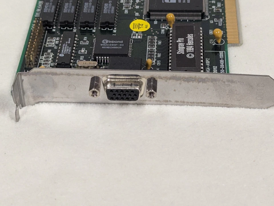 Vintage 1994 PCI VGA Video Card Hercules Stingray Pro ARK1000PV 1 MB - Image 3 of 3