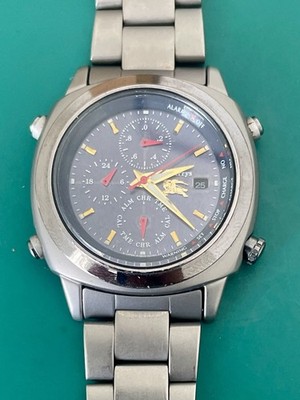 Burberrys Titanium Chronograph Watch GN-4W-S [ Need Repair]
