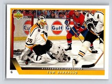 1993-94 Upper Deck - Tom Barrasso #45 Pittsburgh Penguins Hockey Card