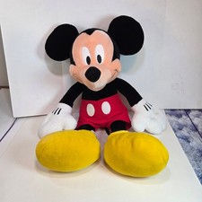 Mickey Mouse Large Plush Stuffed Animal Disney Parks 19 Sitting