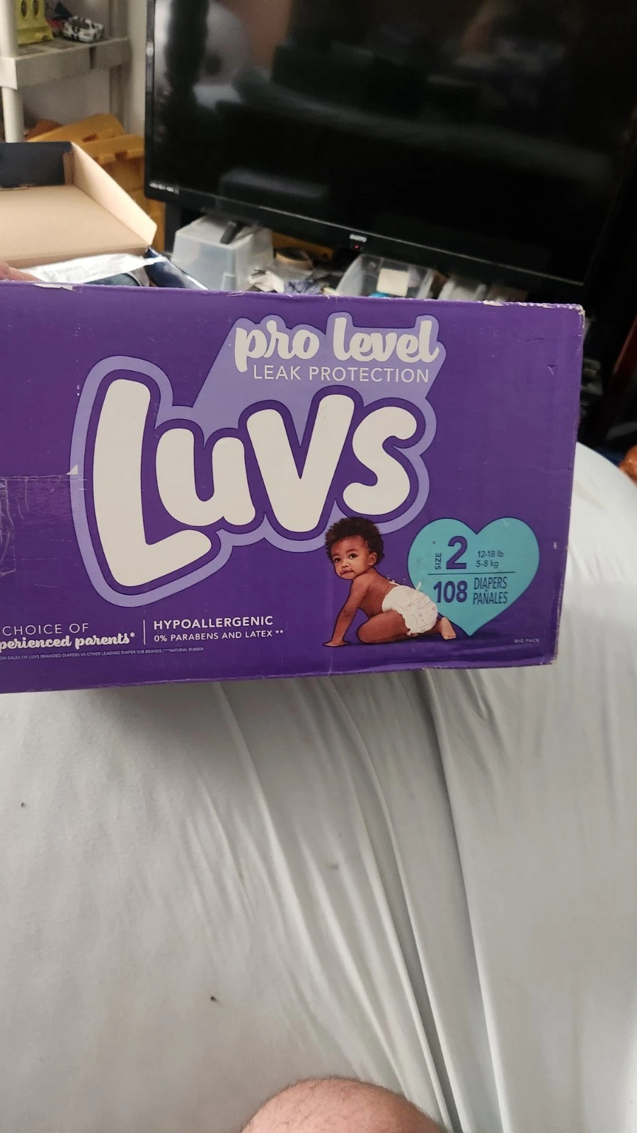 Luvs Pro Level Leak Protection Diapers Size 2, 108 Count