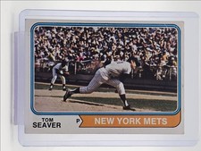 TOM SEAVER 1974 TOPPS BASEBALL NEW YORK METS #80 Q4807