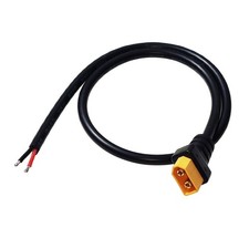50cm/19.69in Long XT60 Connector Cable Male to Pigtail 2Pin Bare Wire for UAVs