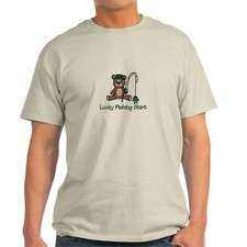 CafePress Lucky Fishing Shirt T Shirt 100 Cotton T-Shirt 1326592079