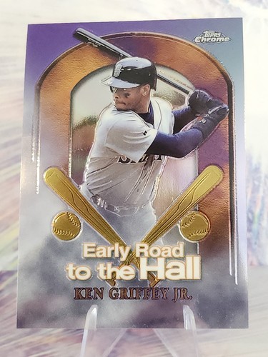 Ken Griffey Jr #ER5 1999 Topps Chrome Early Road to the Hall card