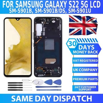 Samsung Galaxy S22 5G LCD Display Bildschirm Ersatz TFT Digitizer Panel UK