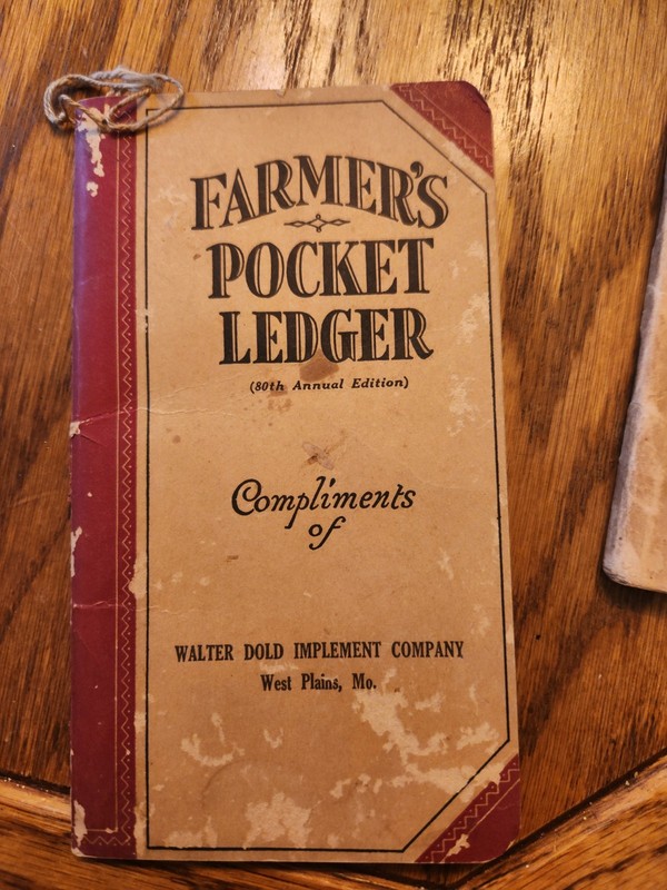 Farmer'spocket Ledger John Deere 1946 1947