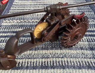 Vintage National Walking Sprinkler Traveling Cast Iron Hydro Drive A 5 Sprinkler