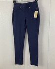 NWT Michael Michael Kors Women's True Navy Pull On Pant Size Small — photo 1