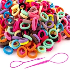 360 Pcs Baby Hair Ties, Small No Damage Elastic Hair Bands for Toddlers, Little 