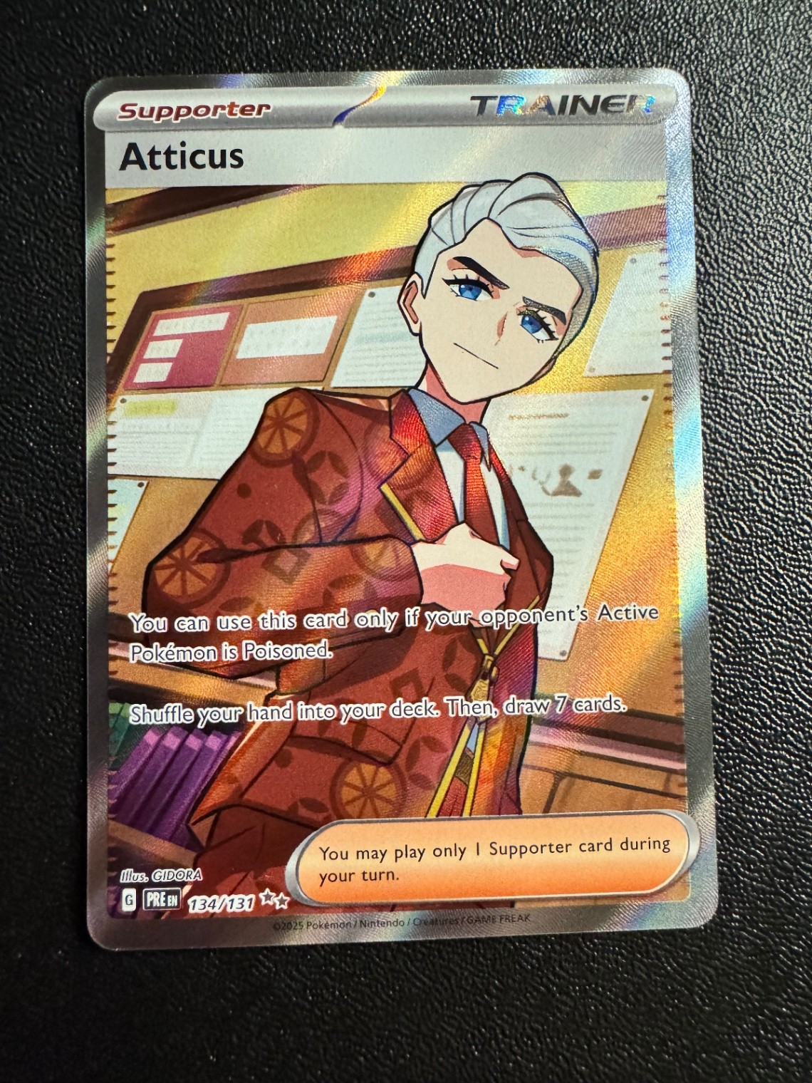 Pokémon TCG Atticus 134/131 SV: Prismatic Evolutions Ultra Rare NM