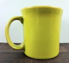 Fiestaware Lemongrass 'Java' Mug Homer Laughlin Coffee Tea USA Bright Ceramic