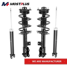 4PCS Front+Rear Shocks Struts w/ Coil Spring For 12-14 Hyundai Sonata Kia Optima
