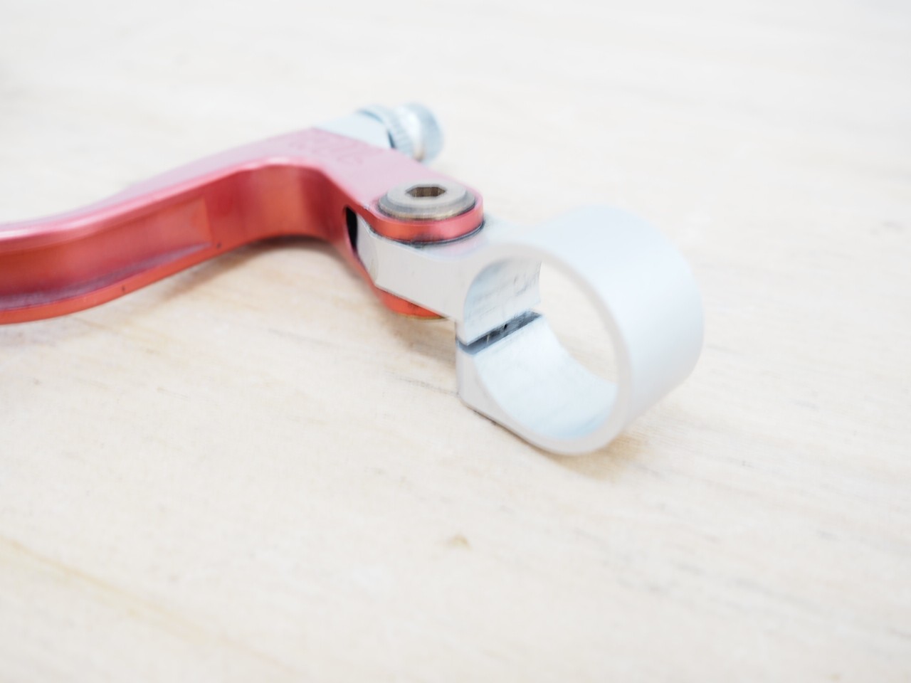 Vintage Paul Components Love V-Brake Levers Pair Red/Silver CNC MTB/Gravel 130g