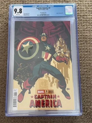 Captain America (Volume 11) #3 CGC 9.8 Michael Cho  variant free shipping
