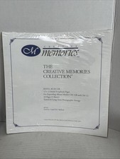Creative Memories 12 x 12 White Ruled Pages RCM-12R 5 Sheets 2004 Old Style