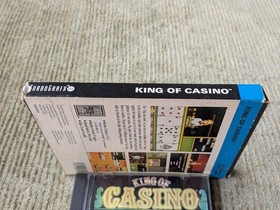 King of Casino Turbografx 16 TG16 Complete CIB Tested Working