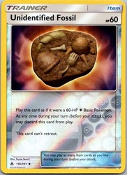 Unidentified Fossil 134/156 Ultra Prism Reverse Holo