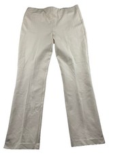 CHICO'S So Slimming Juliet Straight Leg Cream Dress Pants Size 1.5R US 10R NWT