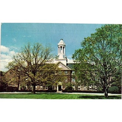 Vintage Readers Digest Headquarters Pleasantville NY Postcard 13c Liberty Stamp