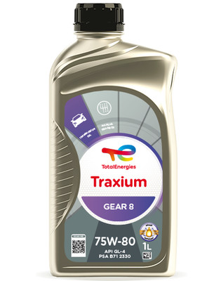 Total Energies TRAXIUM GEAR 8 75W-80 Getriebeöl 1 Liter API GL 4+ PSA Peugeot