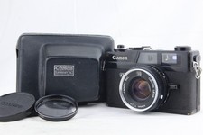 NEAR MINT w/ Case CANON Canonet QL17 Black Range Finder Camera from JAPAN