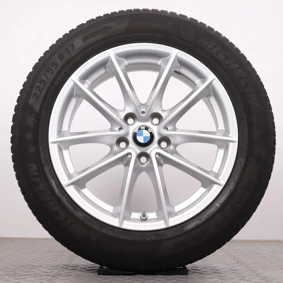 Winterräder 17 Zoll BMW 5er G30 G31 Original Felgen 225/55R17 Winterreifen 5-6mm - Bild 4 von 4