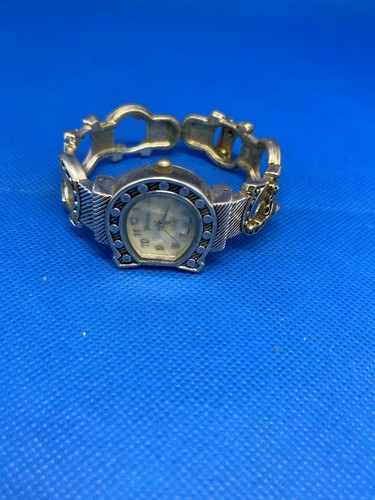 Geneva Platin Hufeisen Damen Armbanduhr 7196 Edelstahl Japan wie abgebildet - Bild 10 von 16