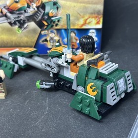 LEGO Star Wars Ezra's Speeder Bike Sabine Wren 75090 w Box Inst - Complete