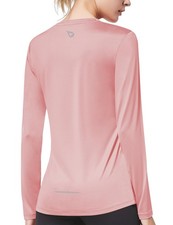 Women's Long Sleeve Running Shirts Workout Tops Athletic Gym Hiking T-Shirts ...