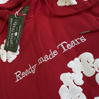 Brand New Denim tears hoodie Red Size M