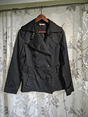 YESSICA - Jacke - schwarz - dünn - Polyester - Größe 38 - stylisch - Knopf