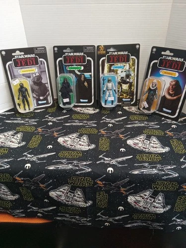 Lot Of 4 Star Wars Return Of The Jedi Kenner 3.75 Action Figures