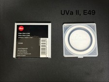 Leica Genuine UVa II Filter E49 Black