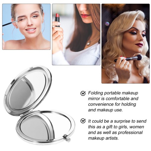 Vanity Mirror Bridesmaid Miss Small Hand Personal Makeup Mirrors - Bild 4 von 12