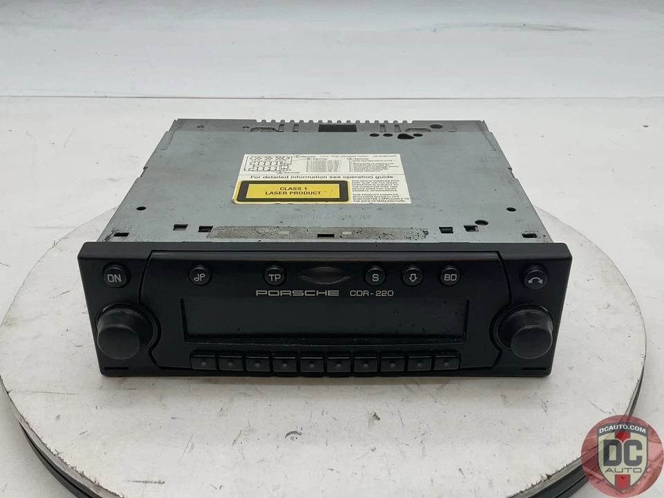Radio Porsche 986 Boxster 996 Becker CDR-220 1999-2002 99664512610 133401 Foto 2 de 4