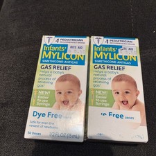Infants' Mylicon 1 oz. Gas Relief Dye Free Drops 100 Doses 02/2026 - Qty 2