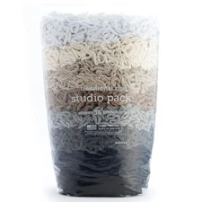 Friendly Loom Traditional Size Studio Pack Neutrals Cotton Loops Makes 48 (6 X